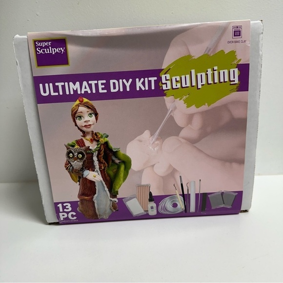 Super Sculpey 13 Piece Ultimate DIY Kit Sculpting New In Box Retail - $40 - Picture 1 of 3
